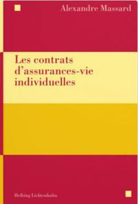 Les contrats d'assurances-vie individuelles