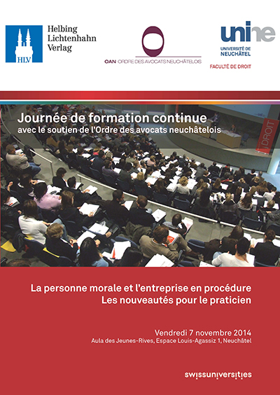 Vendredi 7 novembre 2014, journée de formation continue : dernier moment pour s'inscrire